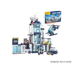 KLOCKI ZESTAW POLICYJNY 649EL. BT480726   5907195802677