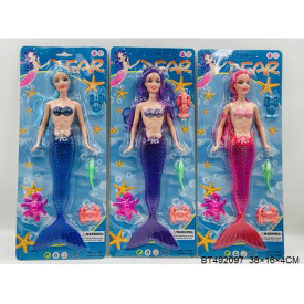 LALKA SYRENKA NA BLISTRZE BT492097   5907195803247