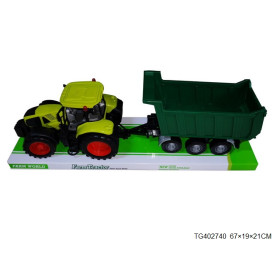 TRAKTOR Z PRZYCZEPĄ BT402740    5907195803834