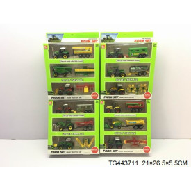 TRAKTOR Z MASZYNĄ ROLNICZĄ ZESTAW 3SZT.BT443711    5907195803650