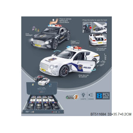 AUTO PILICJA ŚWIATŁO`DŻWIĘK 8 SZT.OP.BT511684    5907195805616