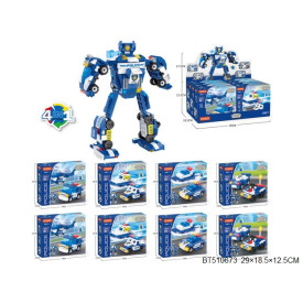 KLOCKI POLICJA ROBOT 8SZT.W OP. BT510673    5907195805265
