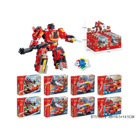 KLOCKI ROBOT STRAŻ 8 EL.W OP. BT510672    5907195805272